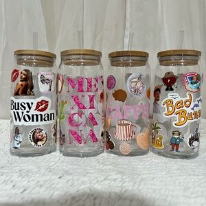 Sabrina Carpenter, Mexicana, Iced Coffee, Bad Bunny, 20 oz glass tumblers